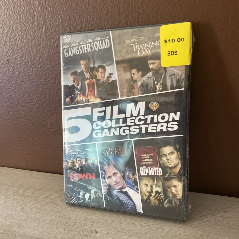 5 Film Collection: Gangsters (DVD, 2000) Gangster Squad, Training Day, The Town - Image 1 of 1