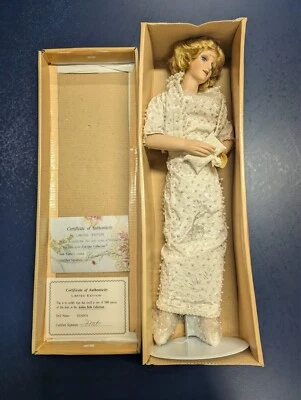 Ashley Belle princess diana porcelain doll Uni Que Collection With Stand CoA - Image 1 of 4