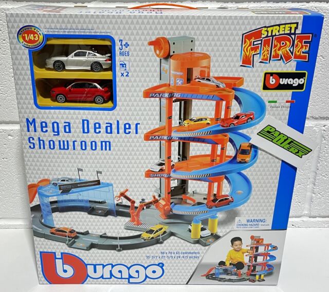 Mega Garagem Playset com Veículos - Up and Down Garage - Polícia