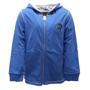7881AO felpa bimbo DIESEL boy kid sweatshirt blue - Imagen 1 de 4