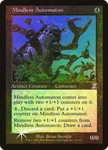 MTG FOIL Mindless Automaton - Time Spiral #111 - Picture 1 of 1