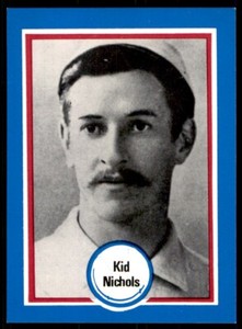 1976 SHAKEY'S PIZZA #58 KID NICHOLS BOSTON BEANEATERS