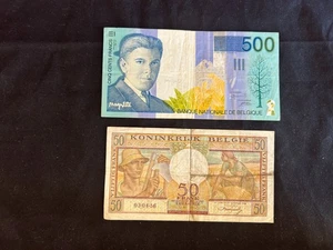 Belgium banknotes  lot of 2 pieces - Picture 1 of 2