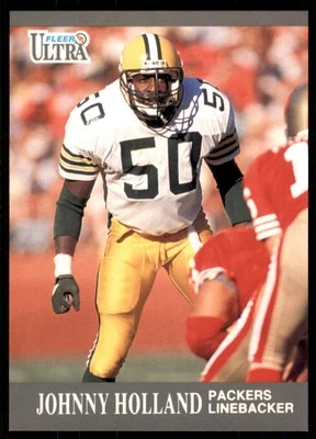 1991 Fleer Ultra Johnny Holland Green Bay Packers #173 - Image 1 of 2