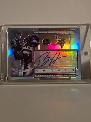 2009 Topps Platinum - Percy Harvin #137 Refractor Rookie Autographs /850 - Image 1 of 2