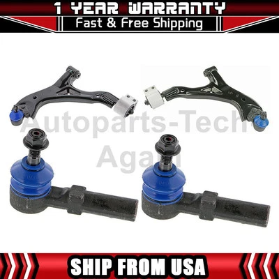 Brazo de control de extremo de barra de amarre delantera 4 Mevotech para Chevrolet Equinox 2005-2007 Foto 1 de 4