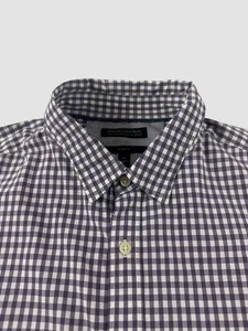 Banana Republic Men’s XL Slim Fit Gingham Dress Shirt Long Sleeve Button Up - Picture 1 of 11