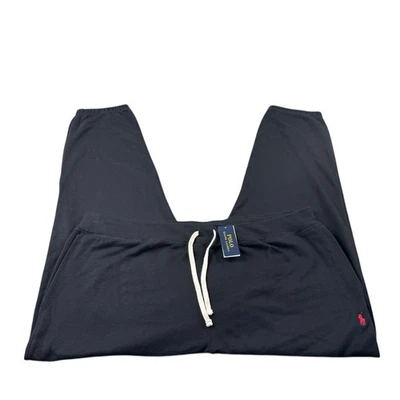 Pantalón Jogger Polo Ralph Lauren Negro Rojo Logo Poni Algodón Talla 4XLT NUEVO CON ETIQUETAS  Foto 1 de 4