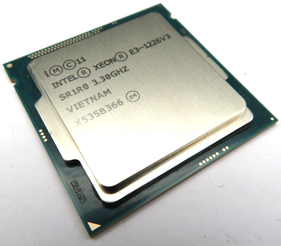 Intel Xeon E3-1226 v3 3.30GHz 8MB Quad Core CPU Processor LGA 1151 SR1R0 - Image 1 of 1