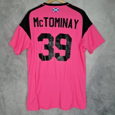 Camiseta McTominay 39 Escocia Para Hombre Grande Adidas Fútbol Fútbol ClimaCool Camisa Foto 1 de 4