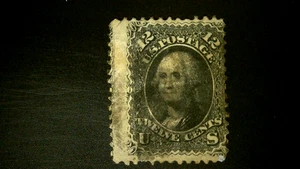 U S Stamps Scott 69 twelve cent Washington used cv 100.00 B - Picture 1 of 1