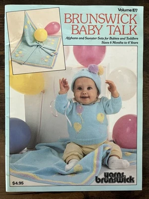 Brunswick Baby Talk, Brunswick Yarns #877 1988, Knitting & Crochet Patterns - Image 1 of 4