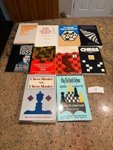 CHESS BOOKS 10 TOTAL GREAT BARGAIN BOOKS LOT #15 - Picture 1 of 5
