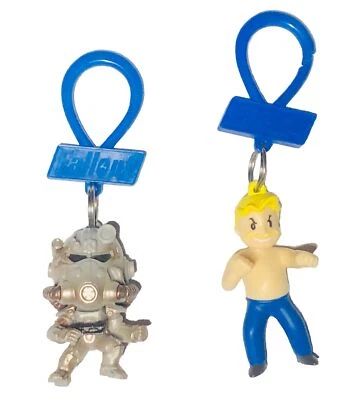 Fallout 76 T-45 Power Armor Bóveda Niño Luchador Mochila Clip En Llavero Lote (1) Foto 1 de 4