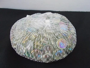New! Home Interiors 30 oz. Bag Of Smooth Decorative Clear Glass Stones #13037 - Picture 1 of 3