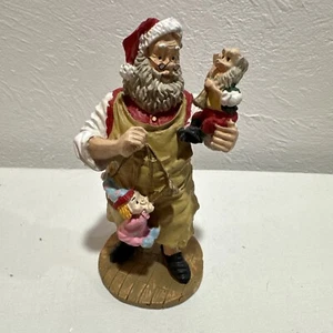 Santa with elves Figurine 5” Santa The Puppet Maker - Picture 1 of 9
