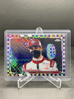 2021 Topps Chrome Formula 1 F1 Antonio Giovinazzi Purple Checker 046/199 #53 - Image 1 of 2