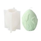 High Quality Silicone Candle Embossed Egg Candle Holiday Silicone Mould