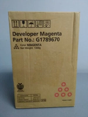 Genuine Ricoh Savin Lanier G1789670 Magenta Developer For C720 C900 C900S - Image 1 of 2