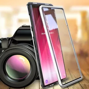 Magnetic Adsorption TWO Tempered Glass Cover Case f Samsung Galaxy Note 9 Mobile - Picture 1 of 1