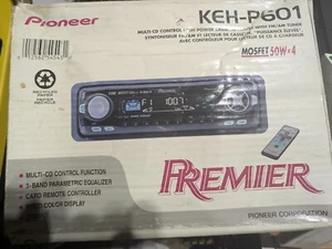 De colección Raro Old School PIONEER Premier KEH-P601 Buque insignia Coche Estéreo Ecualizador Cassette AUX - Imagen 1 de 13