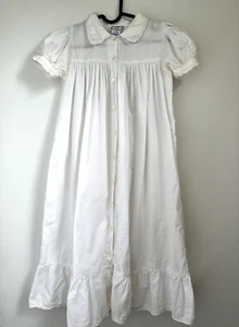 VINTAGE CHILDS VICTORIAN STYLE NIGHTDRESS BY CORNELLOKI 100% COTTON AGE 7/8 RARE - Picture 1 of 6