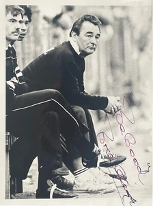 Brian Clough Nottingham Forest Manager Signed Press Photo Provenance Letter COA - Picture 1 of 4