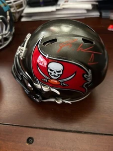 RACHAAD WHITE SIGNED HELMET TAMPA BAY BUCCANEERS BUCS RB RUNNING BACK - Picture 1 of 6