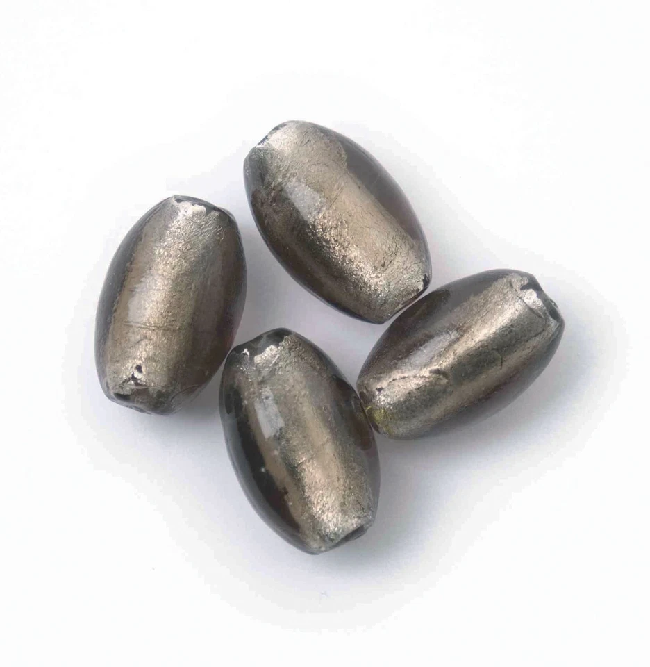 Glass Lamp Bean Beads: 20mm:Bronze - Pack of 4 - All kind of craft projects - Image 1 of 1