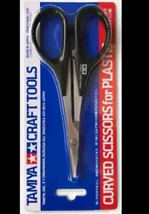 Genuine TAMIYA 74005 Curved Scissors RC Car Body Lexan Trimmers. - Picture 1 of 1