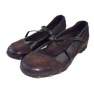 Zapatos cómodos Skechers Mary Jane de cuero y gamuza SN 21571 Toffee para mujer talla 10 - Imagen 1 de 12