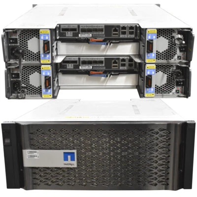 NetApp FAS2554 Disk Shelf 4U NAJ-0801 24x LFF SAS 2x 10Gb Controller 111-01324+C - Bild 1 von 4