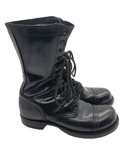 CORCORAN 1515 Womens Sz 9 Combat Military Jump Boots Steampunk Black Leather 