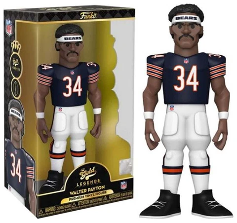 Walter Payton Chicago Bears NFL 100 Gold Figure NFL Football Cover