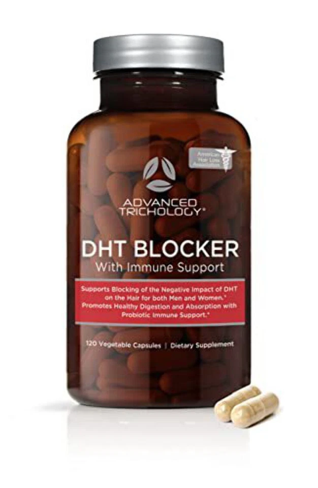 Advanced Trichology DHT Blocker with Immune Support Capsules - 120 Count