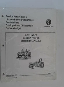 New Holland 6 Cylinder 8010 Low Profile & High clearance Tractors Parts catalog - Picture 1 of 2