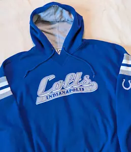 Lee Sport Vintage 90s Indianapolis Colts Blue Embroidered NFL Logo Hoodie / XXL - Bild 1 von 9