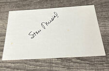 Stan Musial SIGNED AUTOGRAPHED INDEX CARD