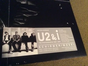 U2 & I PROMO POSTER Anton Corbijn The Photographs 1982-2004 NEW 2-Sided Bono - Picture 1 of 9