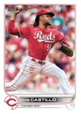Luis Castillo 2022 Topps Series 2 Baseball Card #392 Cincinnati Reds