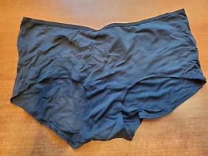 WOMEN'S BLACK BIKINI PANTY-PANTIES-MEDIUM-CROSSDRESSERS-La Senza-SOFT-SILKY-NEW - Picture 1 of 1