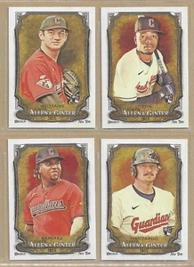 2024 Topps Allen & Ginter Cleveland Guardians Team Set of (5) - 4 Base + 1 SP - Bild 1 von 3