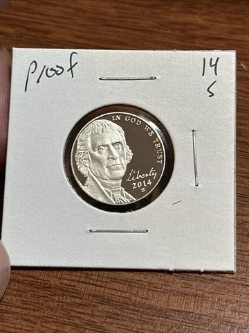 2014 S PROOF JEFFERSON NICKEL Free Shipping Cover