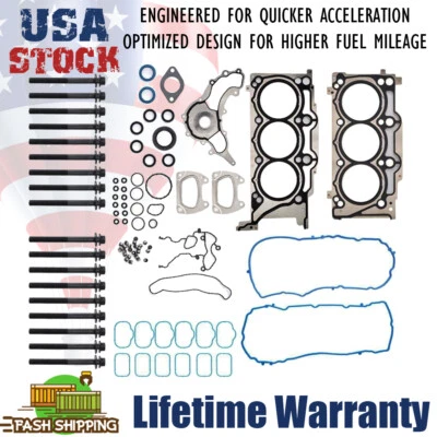 Conjunto de parafusos de junta de cabeça para Chrysler 200 300 Dodge Durango Jeep Wrangler 3.6L V6 - Imagem 1 de 4