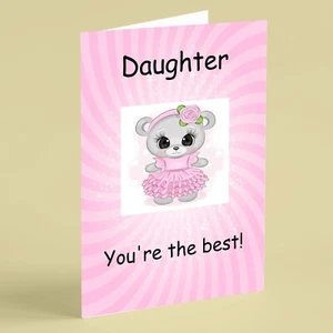 Hija, eres la mejor tarjeta de cumpleaños - Imagen 1 de 1