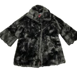 Vintage Sears Fashions Jacket Women’s 16 fur Mob Wife elegant classic Retro Coat - Picture 1 of 16