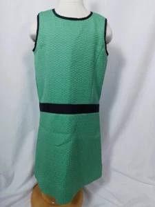 Brooks Brothers Fleece Mädchen grün mit blauem Rand ärmellos Knopfleiste Kleid Gr. 6 - Bild 1 von 6