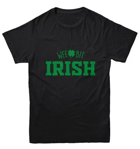 Wee Bit Irish - Luck Four Leaf Clover St. Patrick's Day Youth T-Shirt - Picture 1 of 20