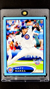 2012 Topps Opening Day Blue #120 Matt Garza /2012 Chicago Cubs Baseball Card