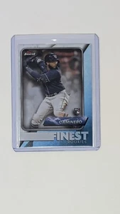 2024 Topps Finest - Finest Rookies Design Refractor #FRD-8 Junior Caminero (RC) - Picture 1 of 2